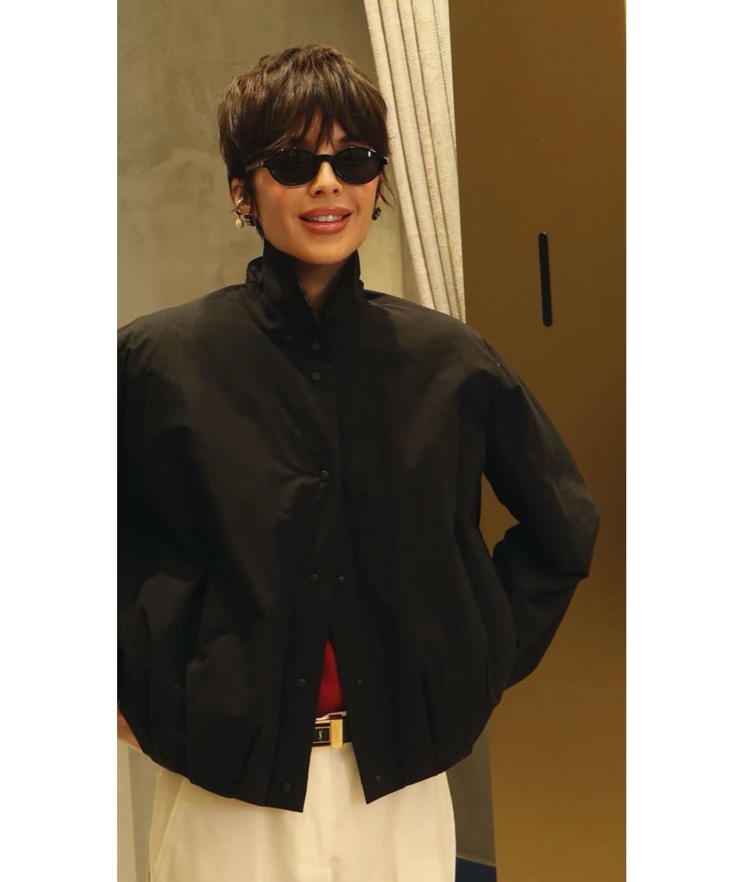 SAINT LAURENT Черные пластиковые солнцезащитные очки, фото 5