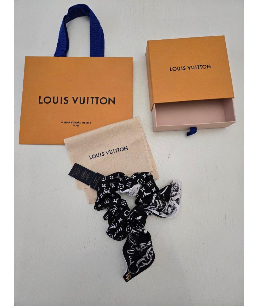 LOUIS VUITTON Черная резинка, фото 5