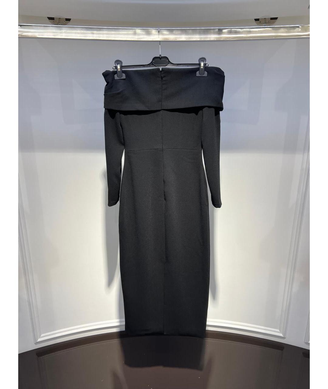 SOLACE LONDON Черное коктейльное платье, фото 3