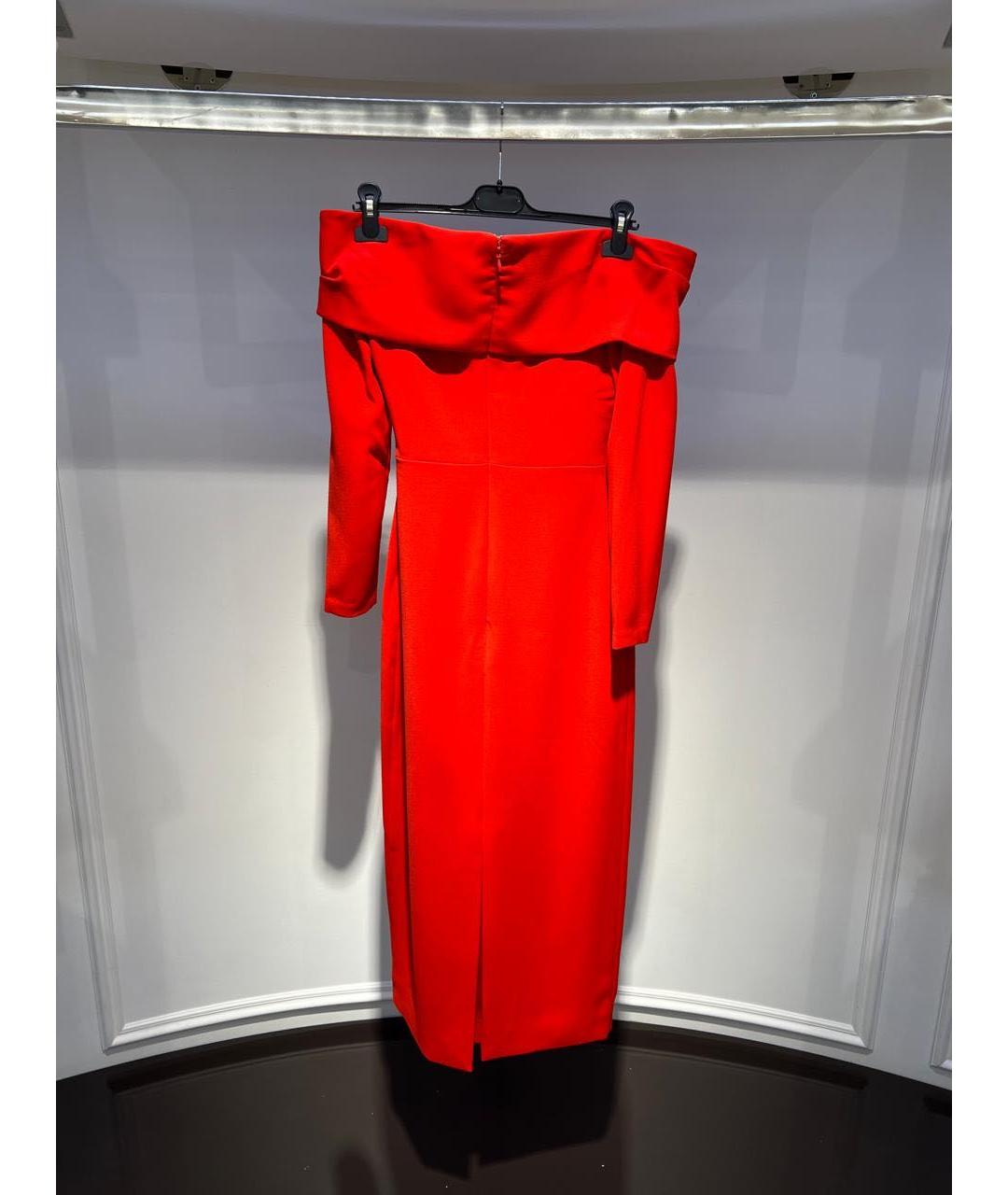 SOLACE LONDON Красное коктейльное платье, фото 3