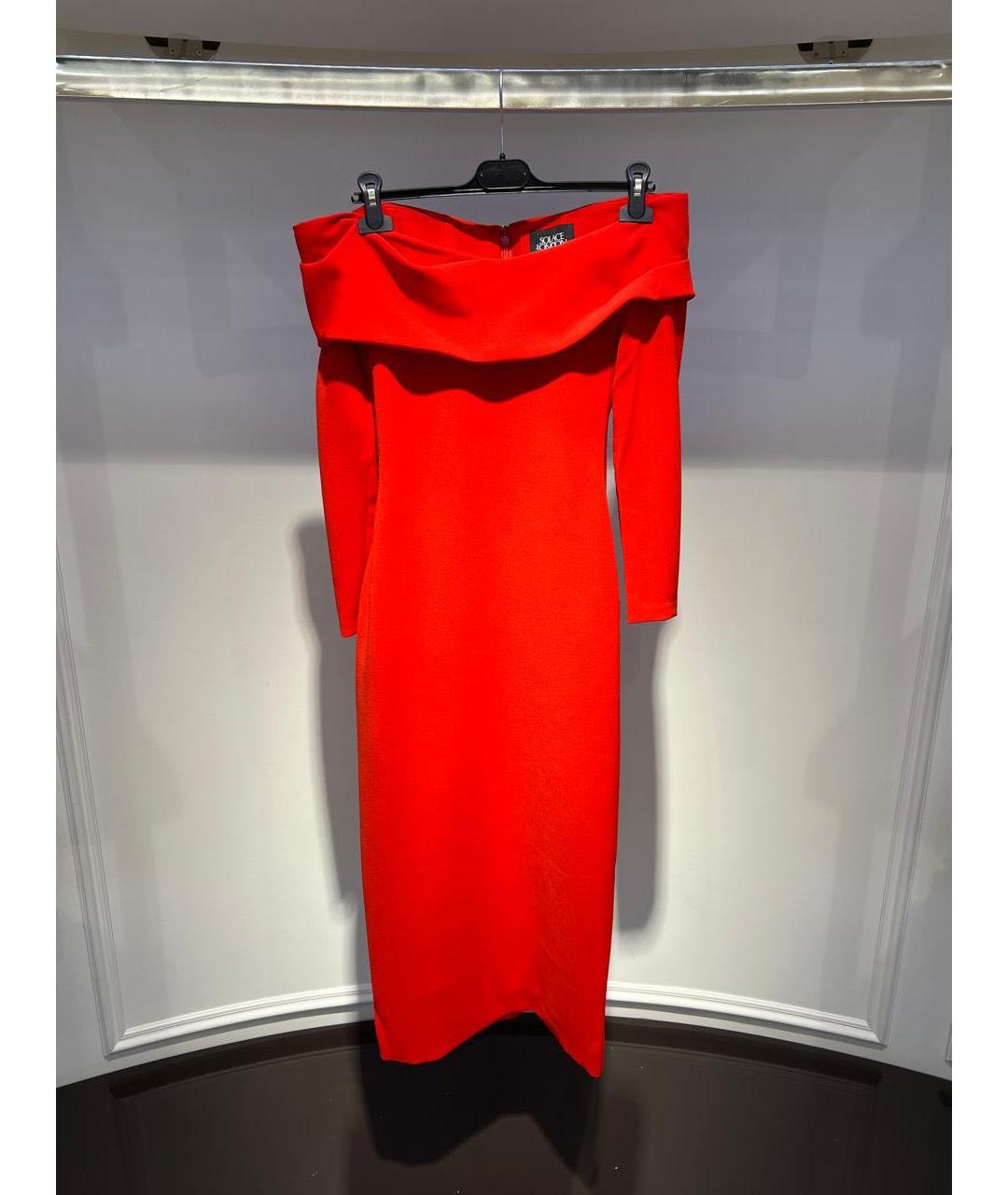 SOLACE LONDON Красное коктейльное платье, фото 2