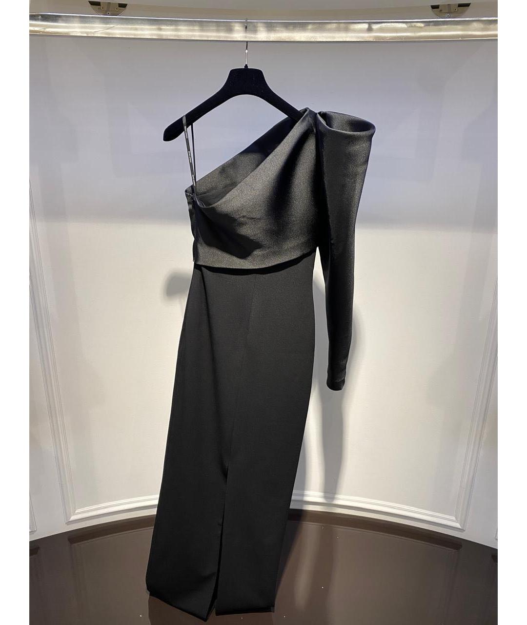 SOLACE LONDON Черное коктейльное платье, фото 3