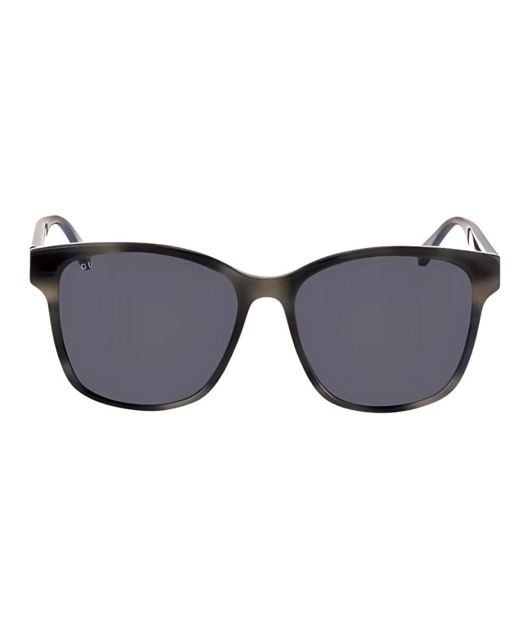 GUCCI Черные пластиковые солнцезащитные очки, фото 1