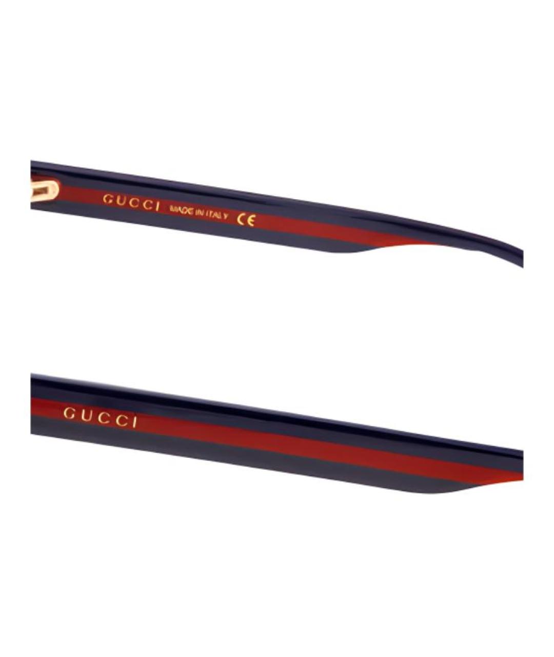 GUCCI Черные пластиковые солнцезащитные очки, фото 3