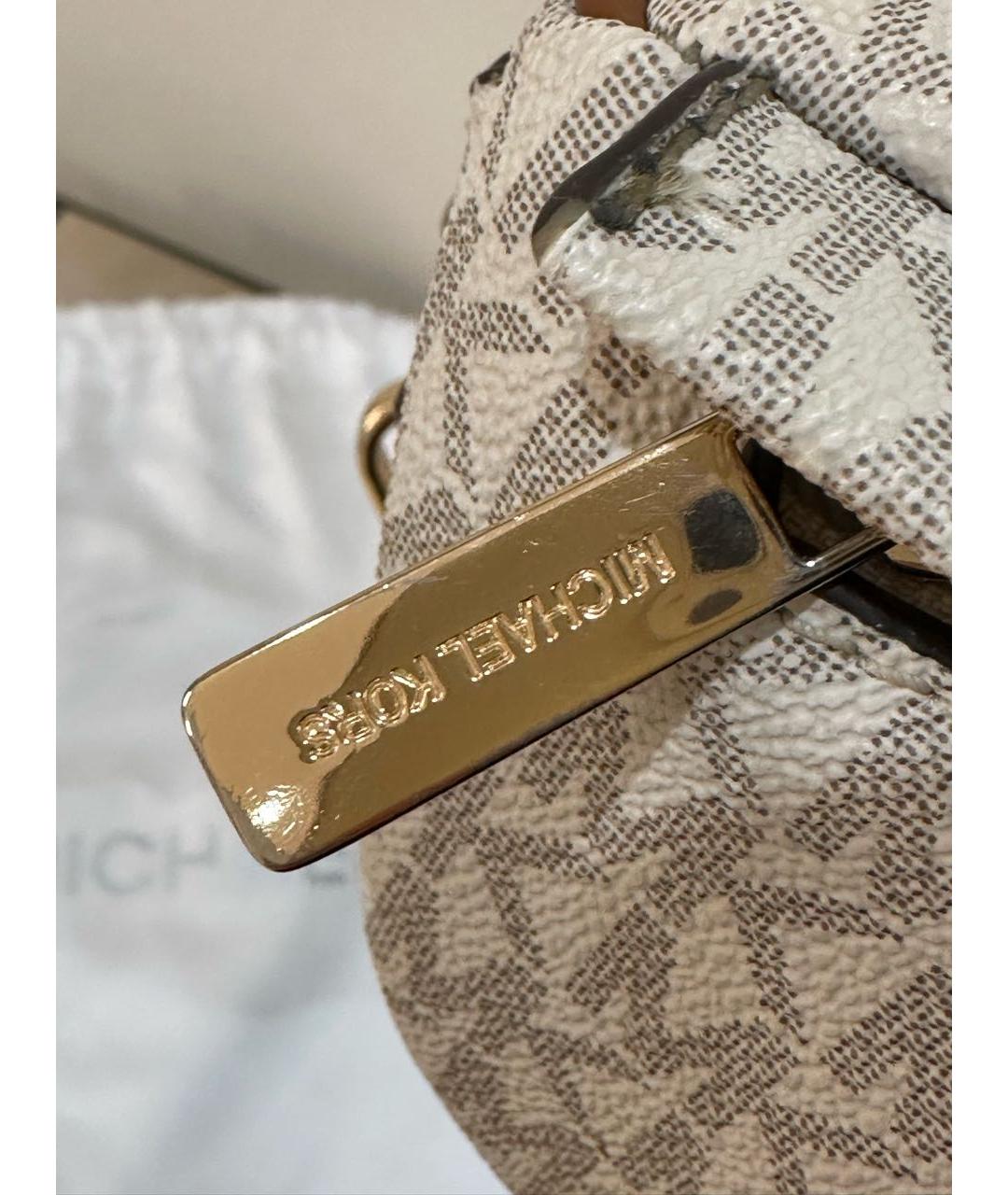 MICHAEL KORS Бежевая поясная сумка, фото 7