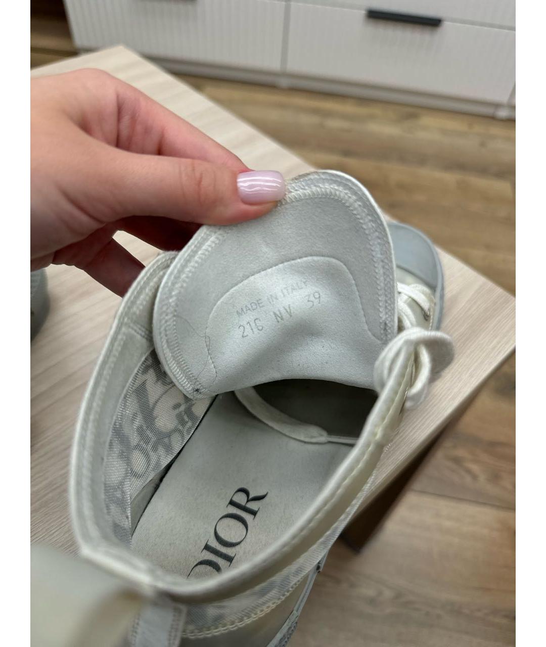 CHRISTIAN DIOR Голубые кеды, фото 5