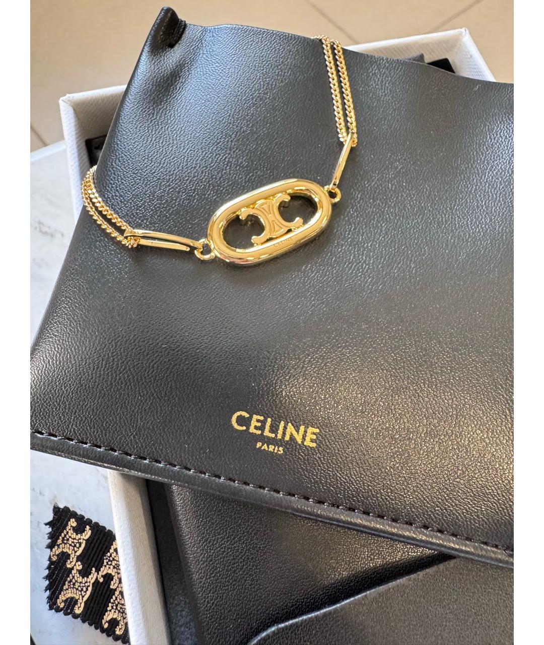 CELINE Золотой латунный браслет, фото 4