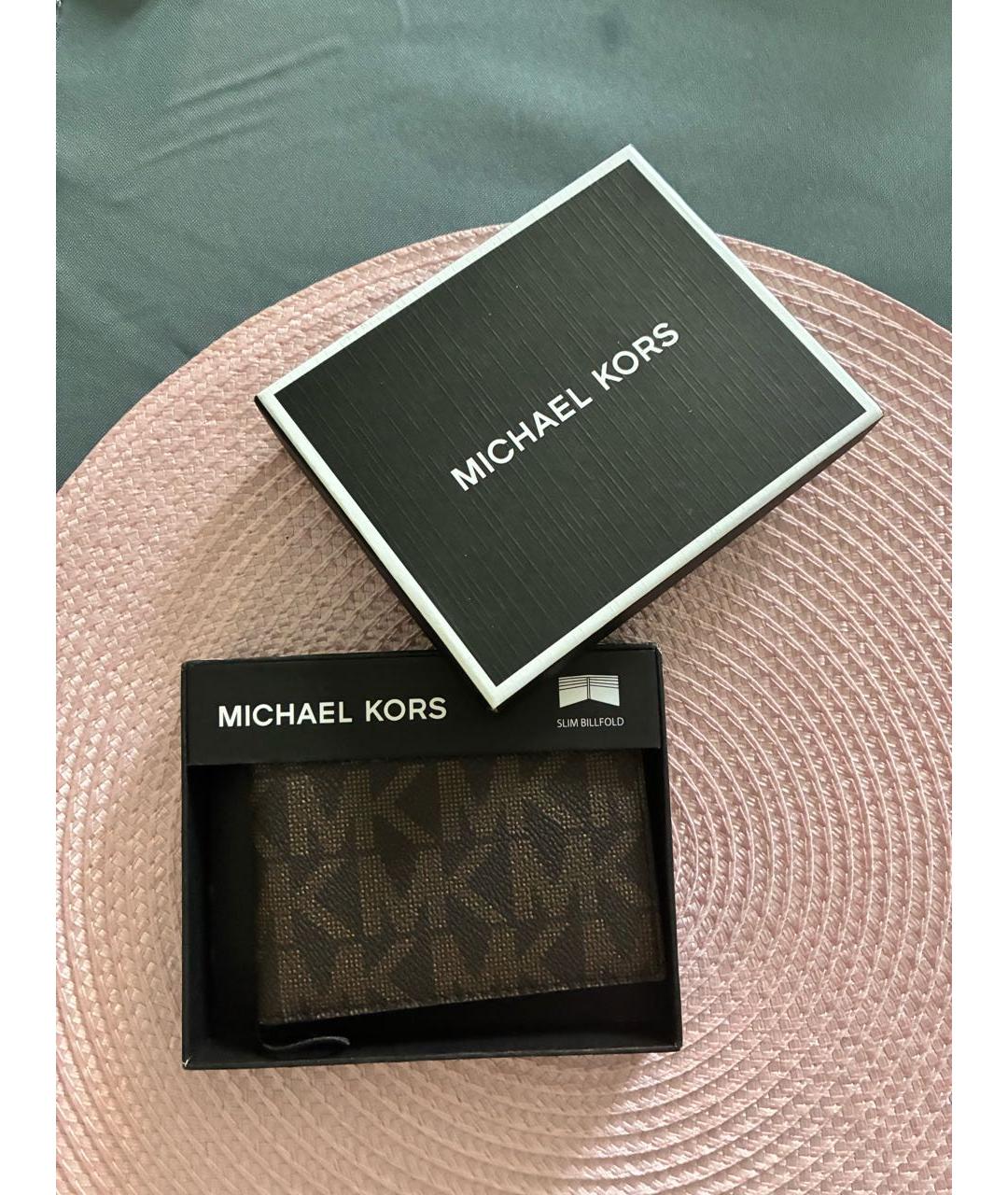 MICHAEL KORS Коричневый кошелек, фото 2