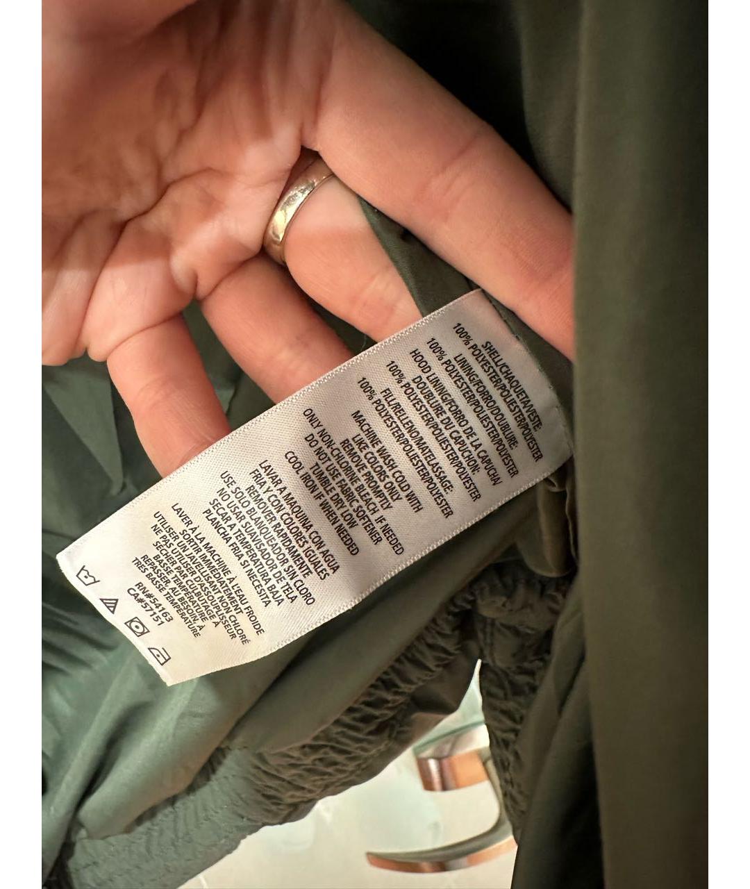 CALVIN KLEIN JEANS Зеленая куртка, фото 5