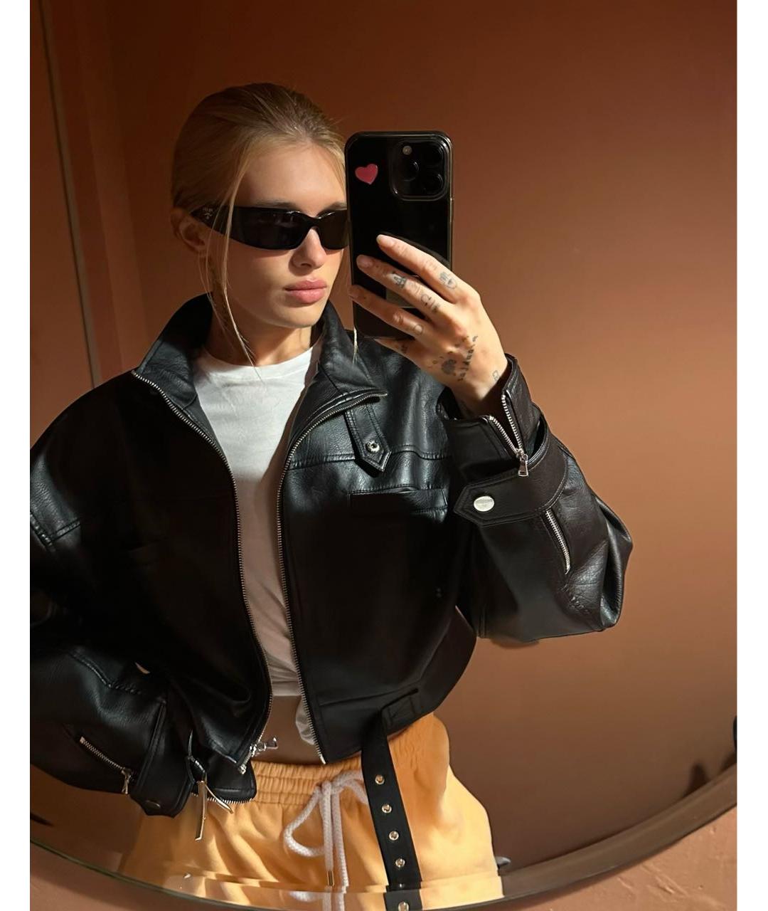 PRADA Черные пластиковые солнцезащитные очки, фото 7