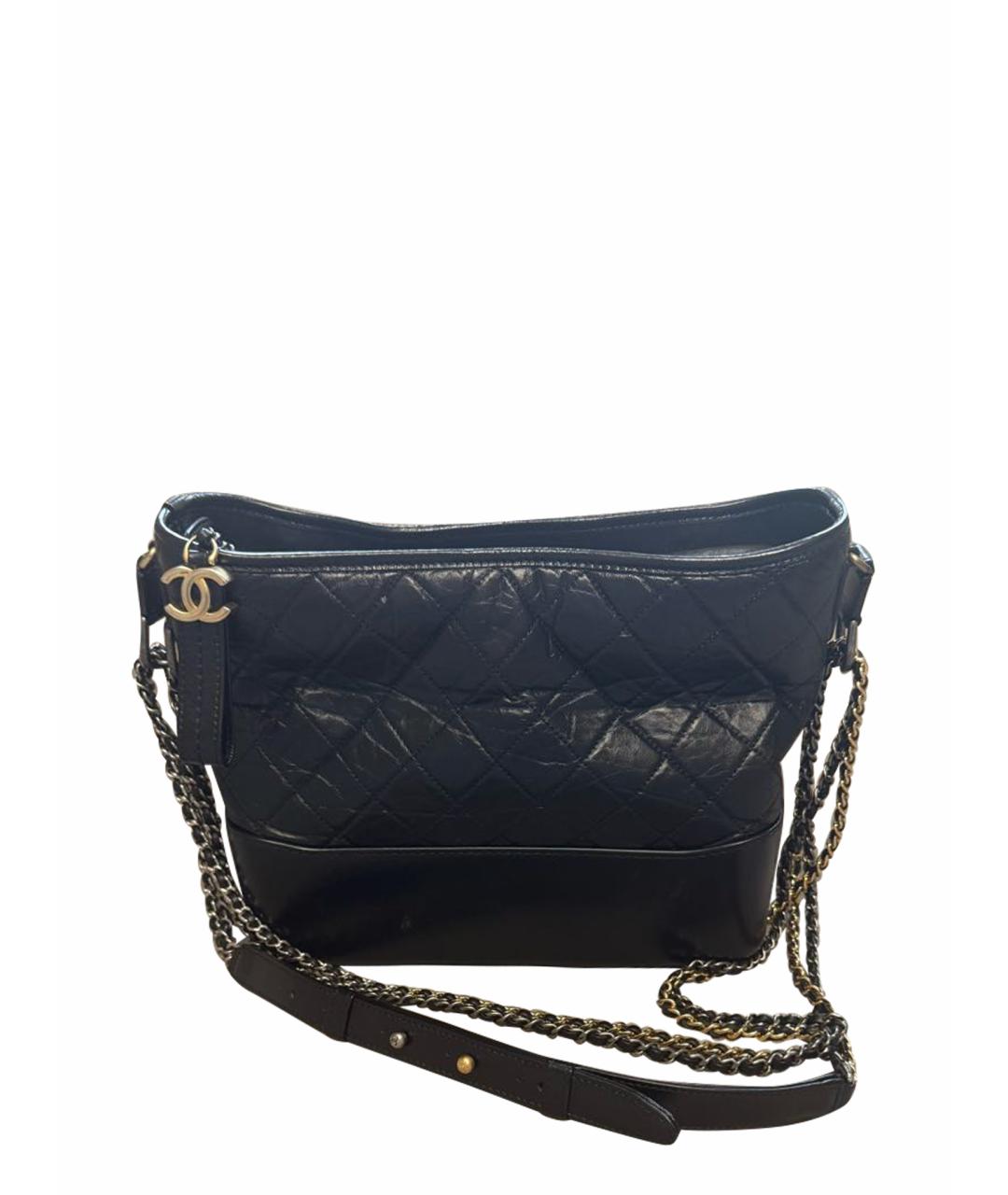 CHANEL Черная кожаная сумка тоут, фото 1