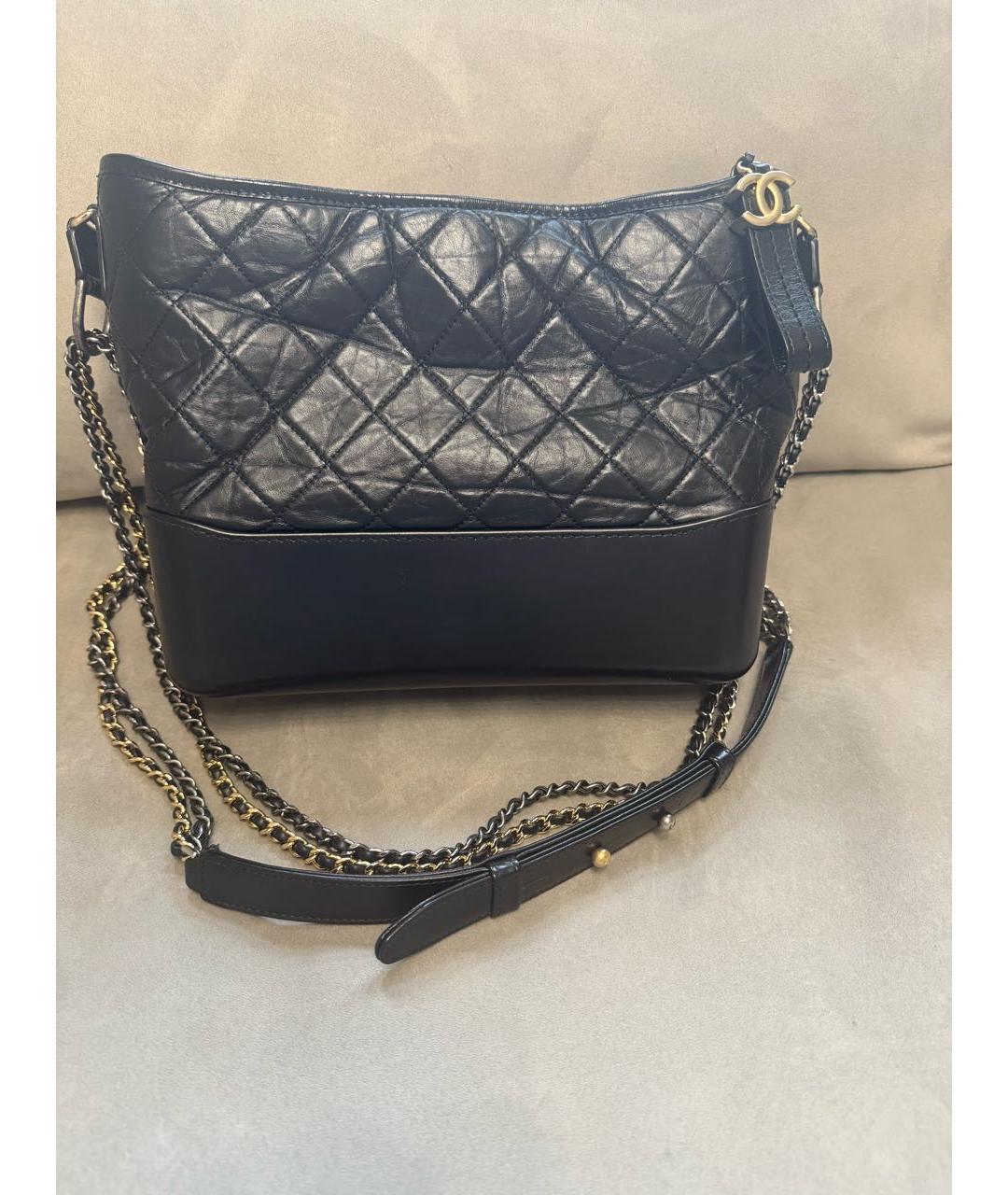 CHANEL Черная кожаная сумка тоут, фото 3