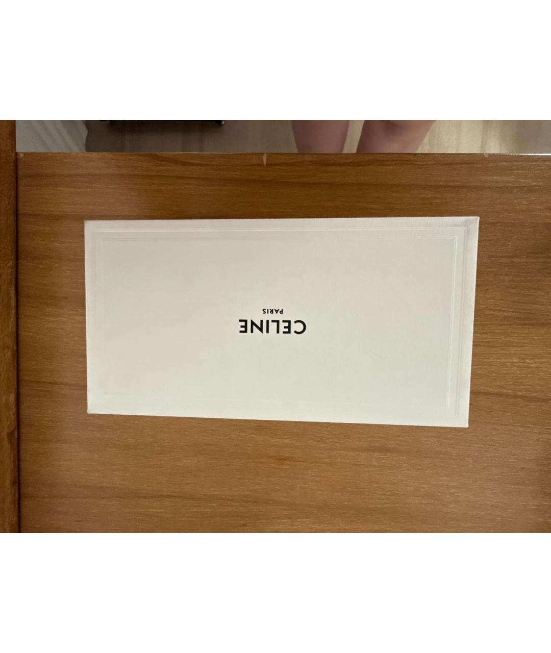 CELINE Черные металлические солнцезащитные очки, фото 4