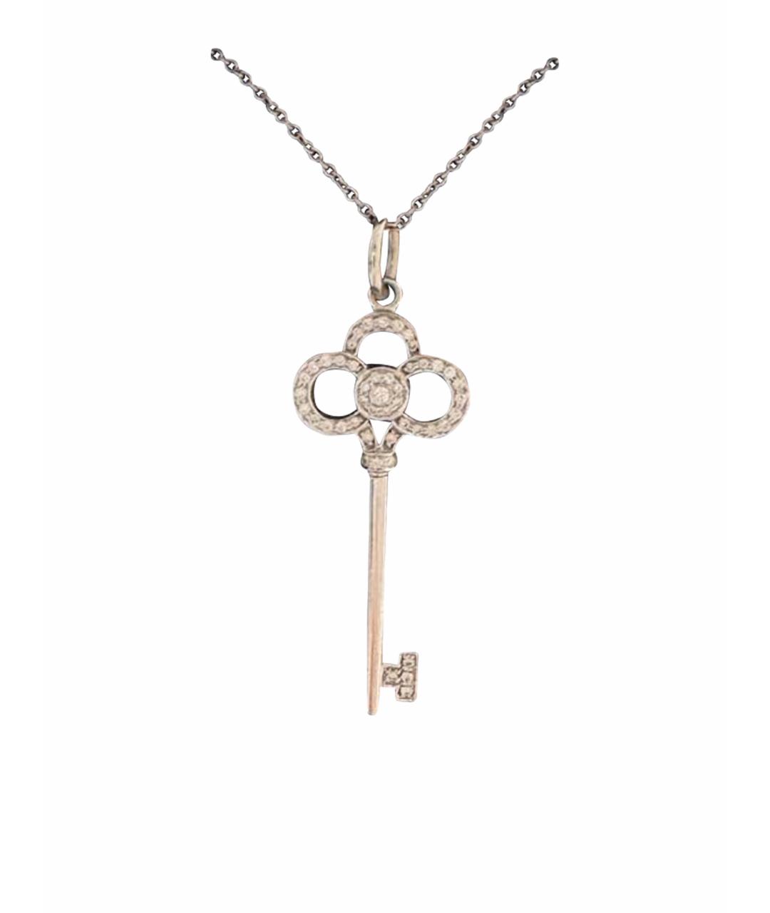 TIFFANY&CO Белая подвеска из белого золота, фото 1