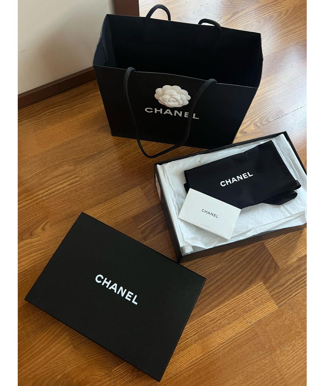 CHANEL Серые замшевые лодочки на низком каблуке, фото 5