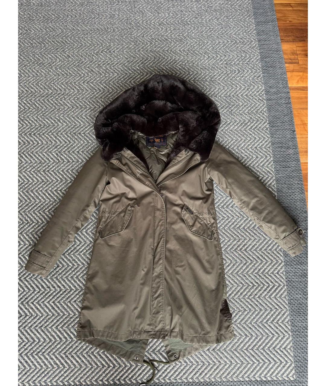 WOOLRICH Хаки полиамидовая парка, фото 9