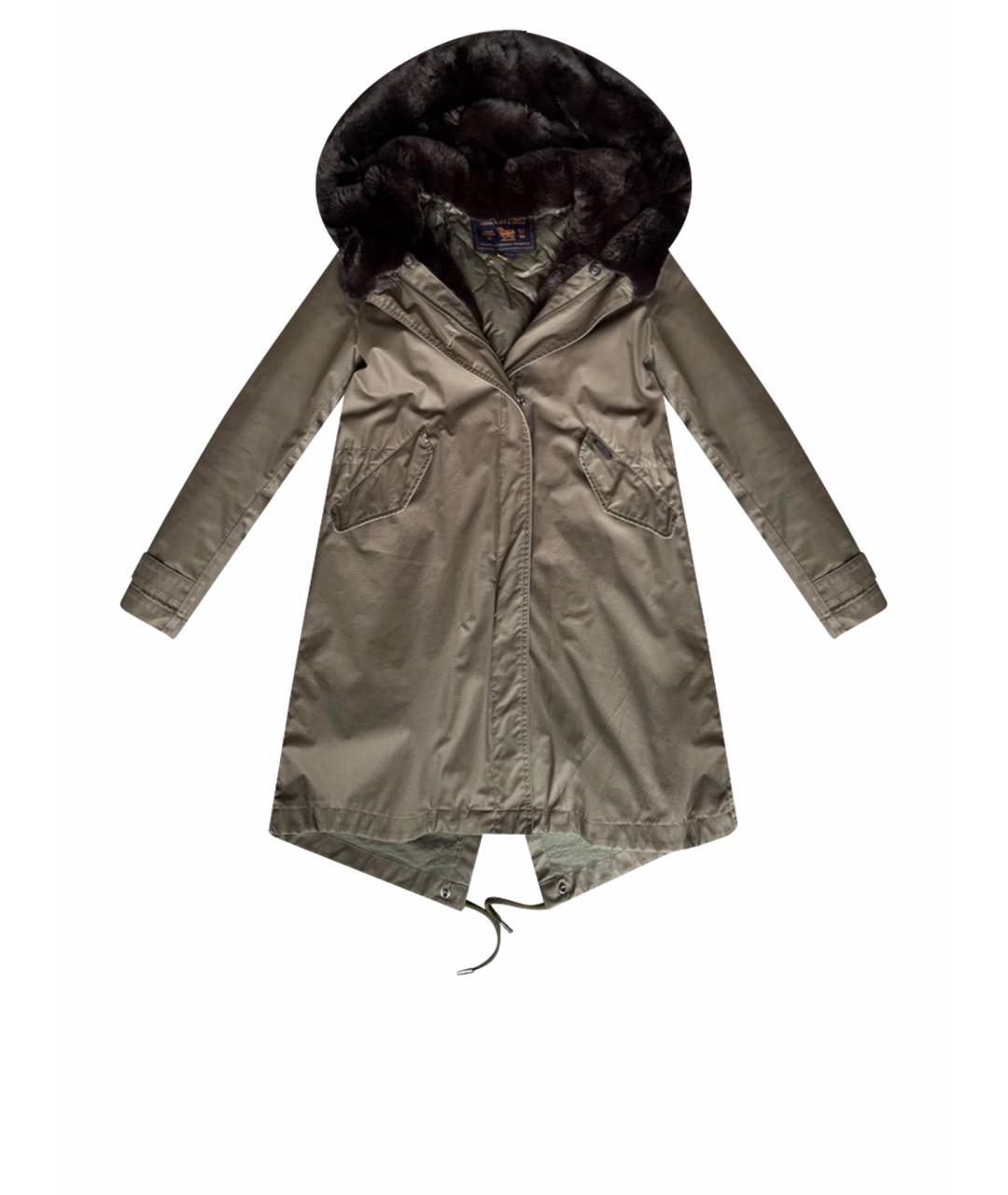WOOLRICH Хаки полиамидовая парка, фото 1