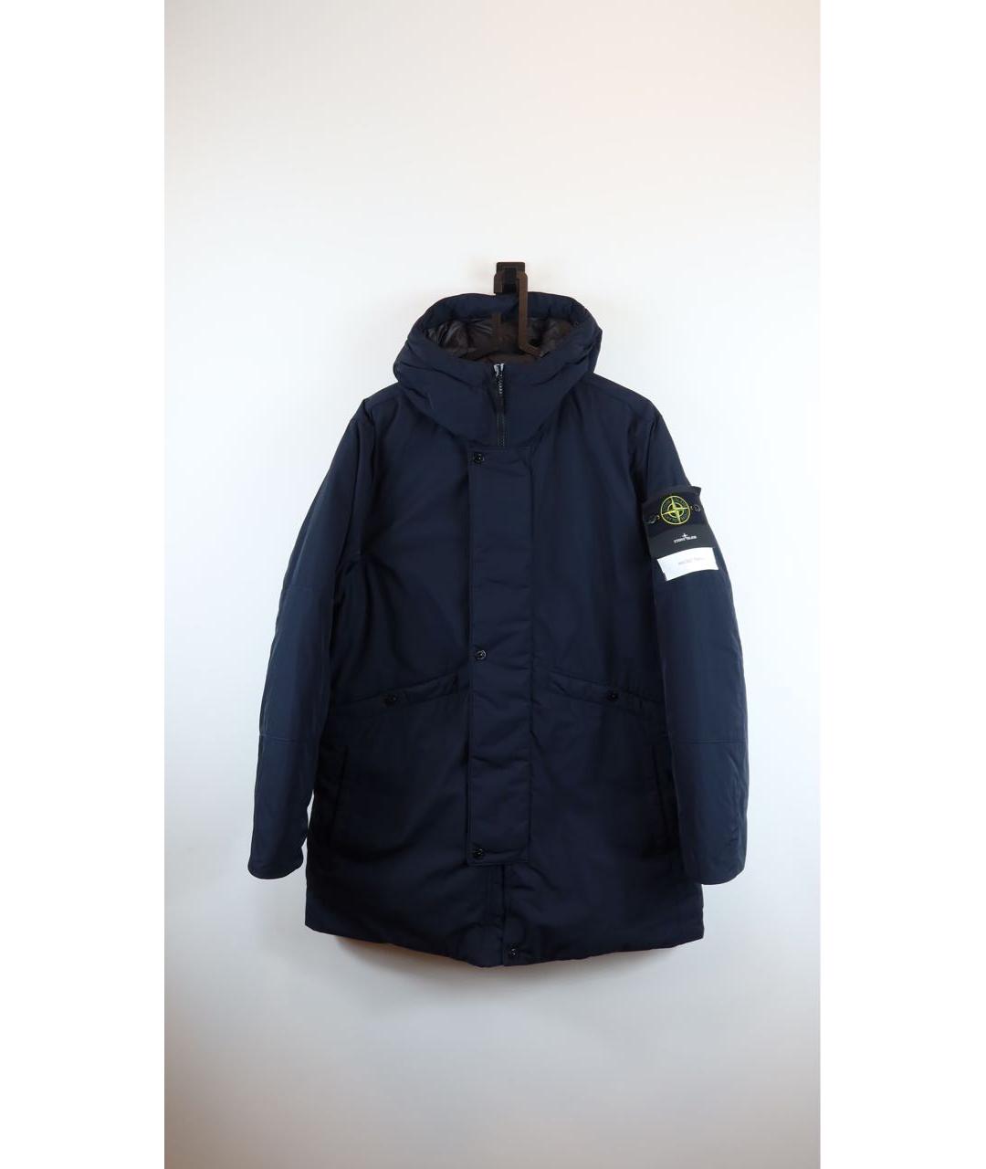 STONE ISLAND Темно-синяя парка, фото 9