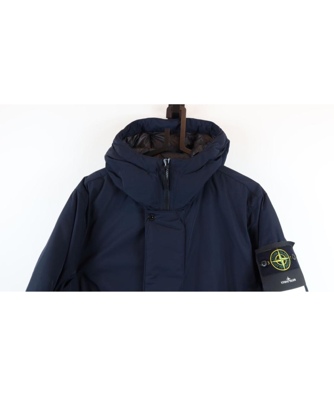 STONE ISLAND Темно-синяя парка, фото 2
