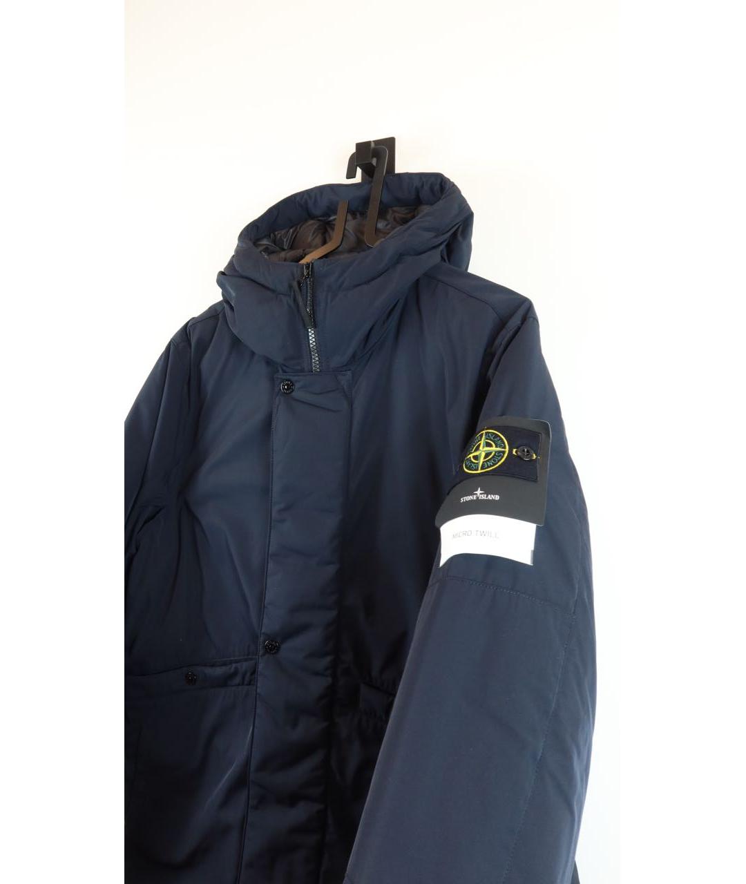STONE ISLAND Темно-синяя парка, фото 6