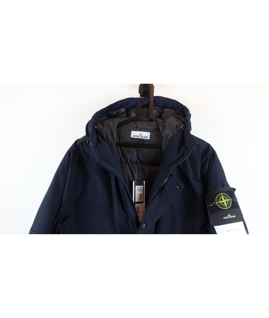STONE ISLAND Темно-синяя парка, фото 7