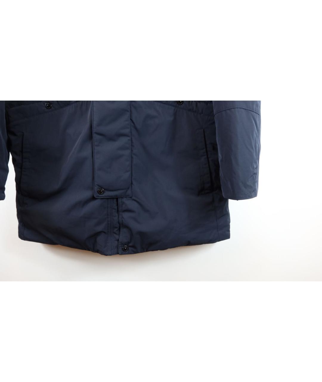 STONE ISLAND Темно-синяя парка, фото 3