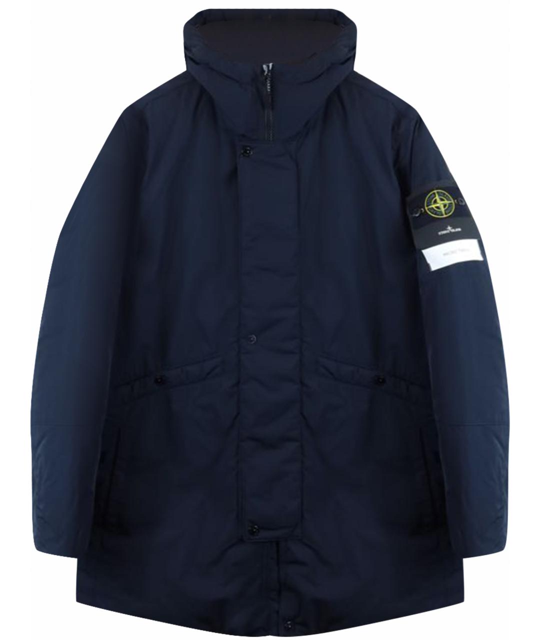 STONE ISLAND Темно-синяя парка, фото 1