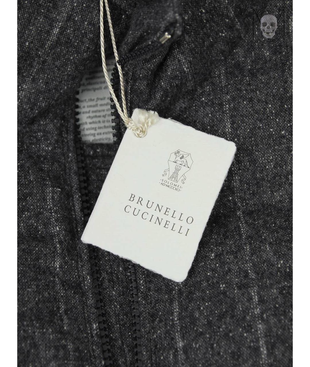 BRUNELLO CUCINELLI Синий жилет, фото 3