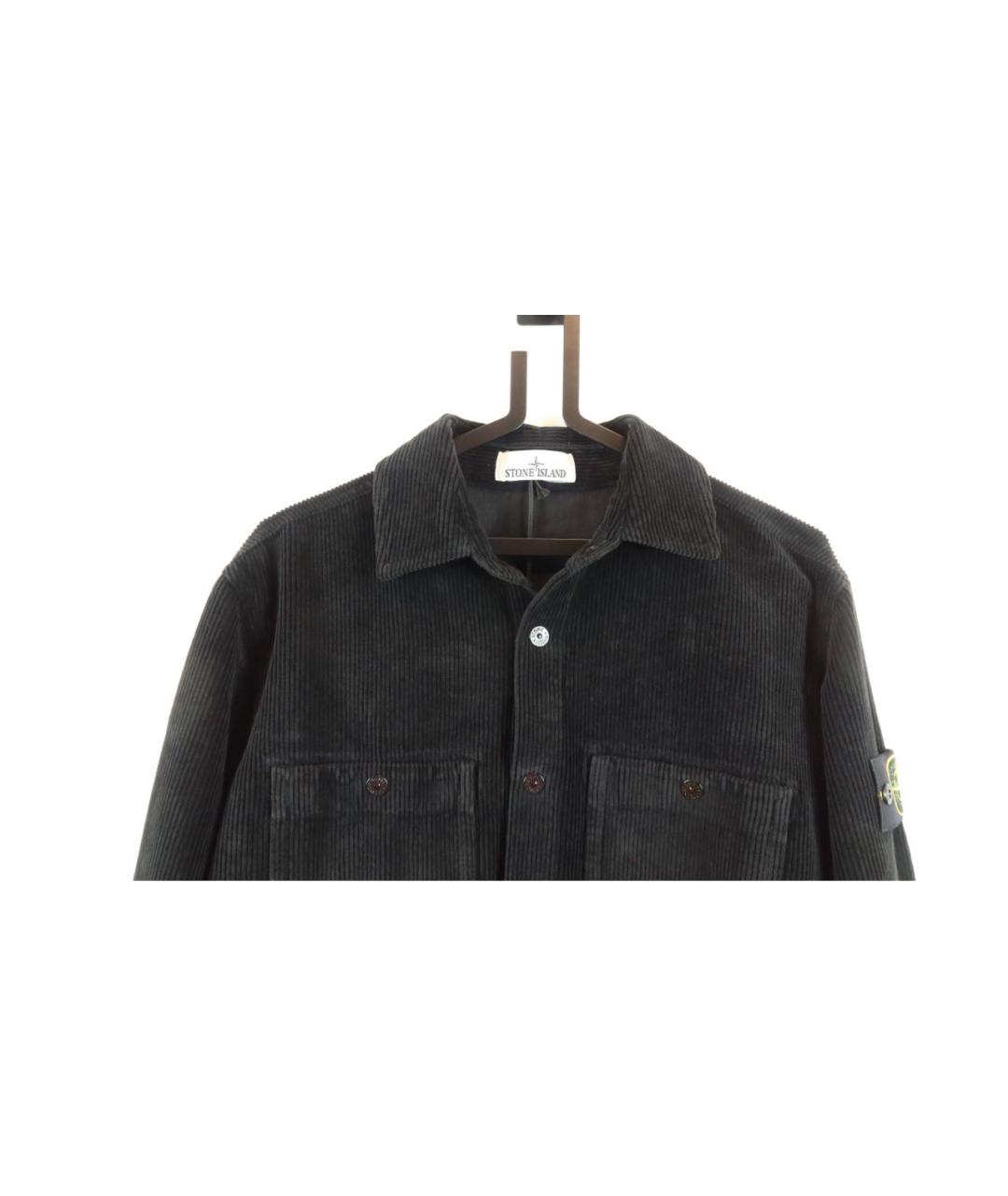 STONE ISLAND Черная кэжуал рубашка, фото 2