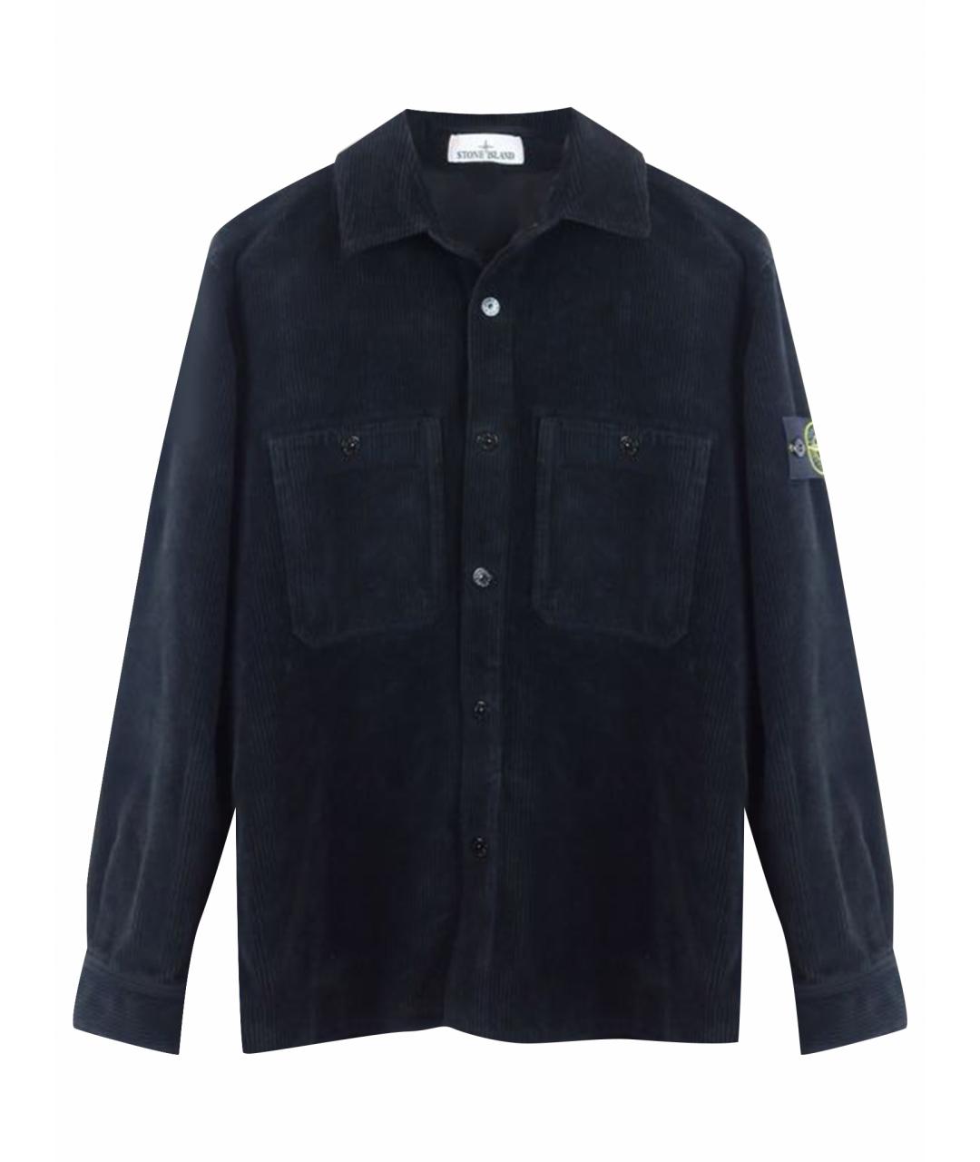 STONE ISLAND Черная кэжуал рубашка, фото 1