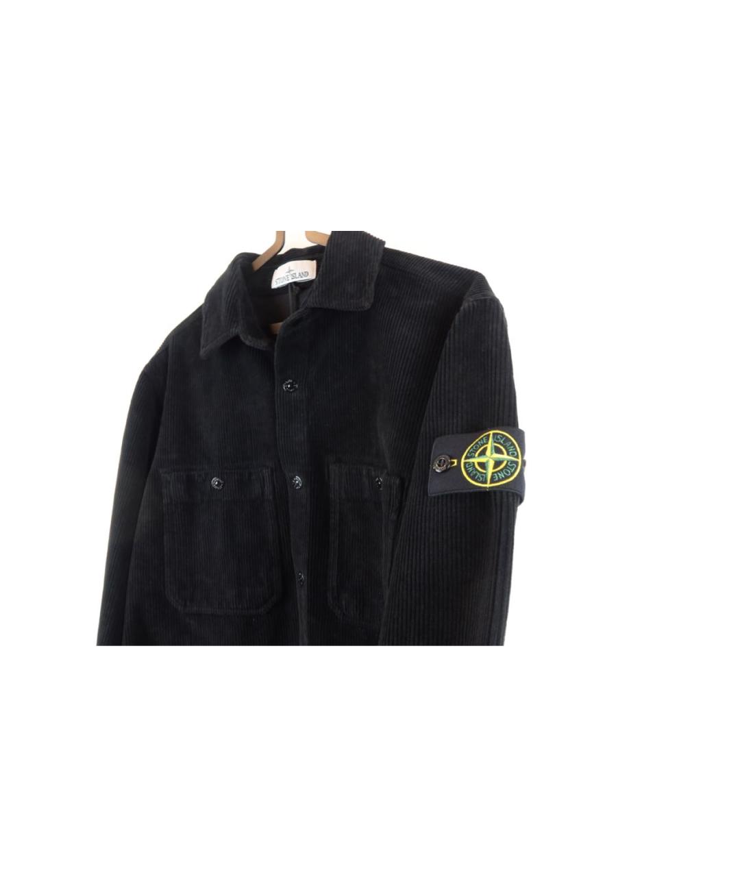 STONE ISLAND Черная кэжуал рубашка, фото 5