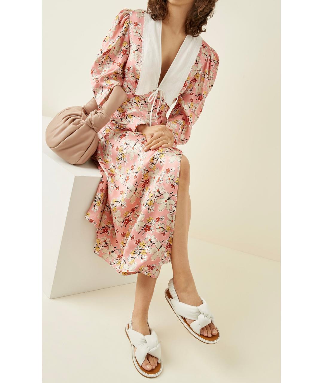 MIU MIU Розовое коктейльное платье, фото 2