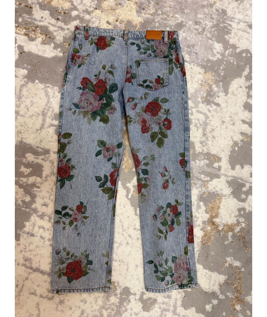 GUCCI Голубые детские джинсы, фото 2