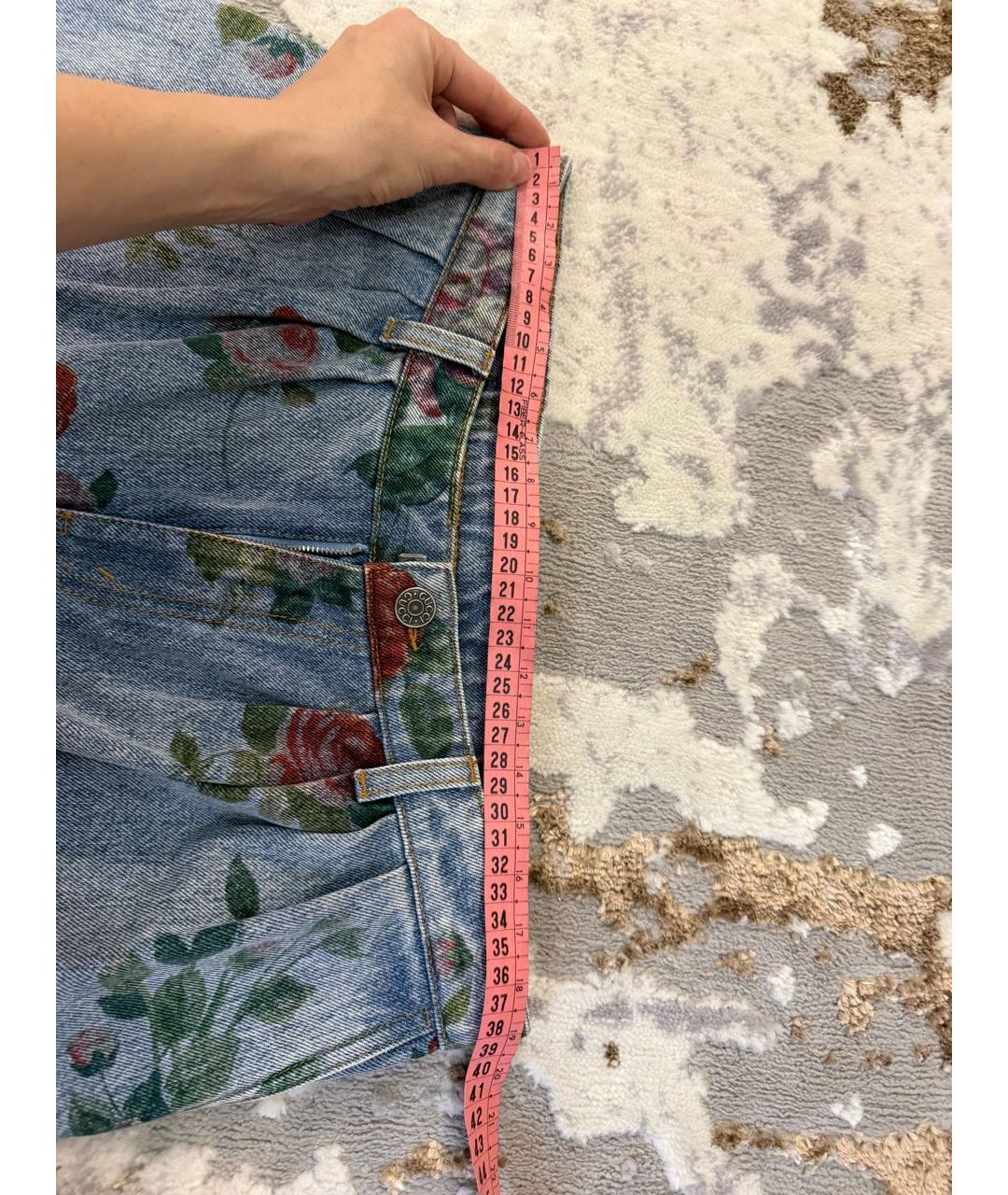 GUCCI Голубые детские джинсы, фото 5