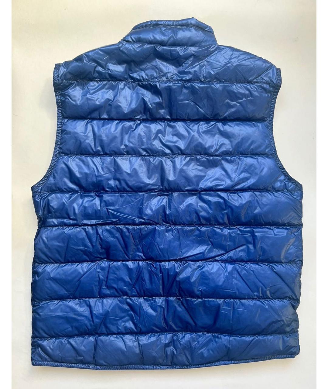 MONCLER Синий полиамидовый жилет, фото 4