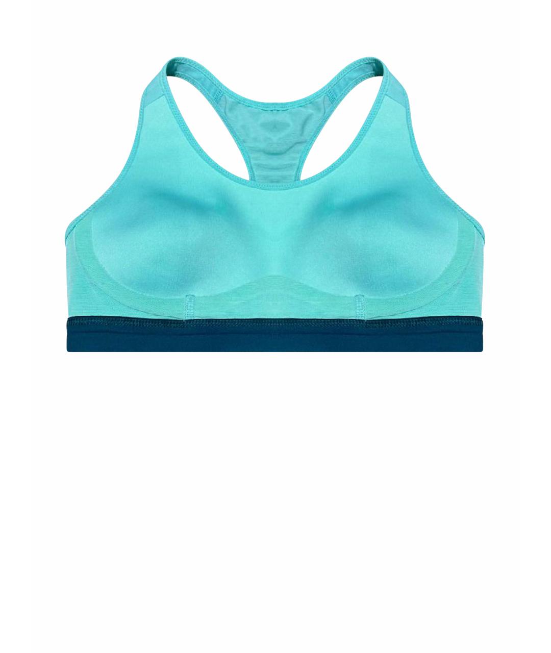 NIKE Бирюзовая полиэстеровая майка, фото 1