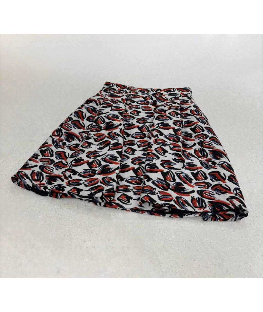 HUGO Мульти полиэстеровая юбка мини, фото 7