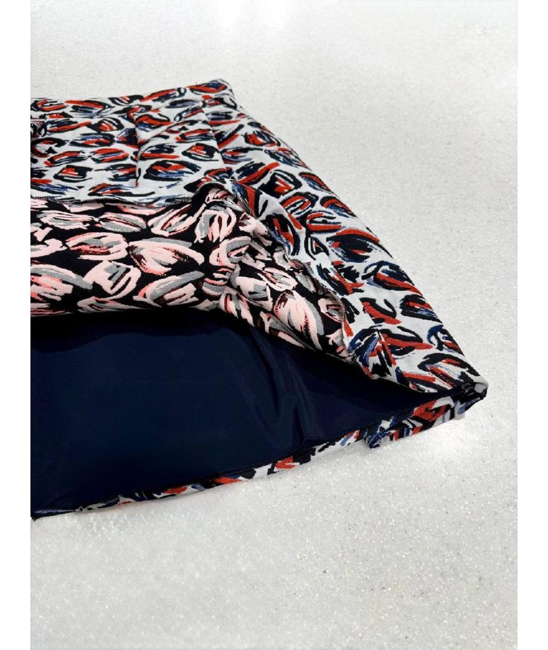 HUGO Мульти полиэстеровая юбка мини, фото 8