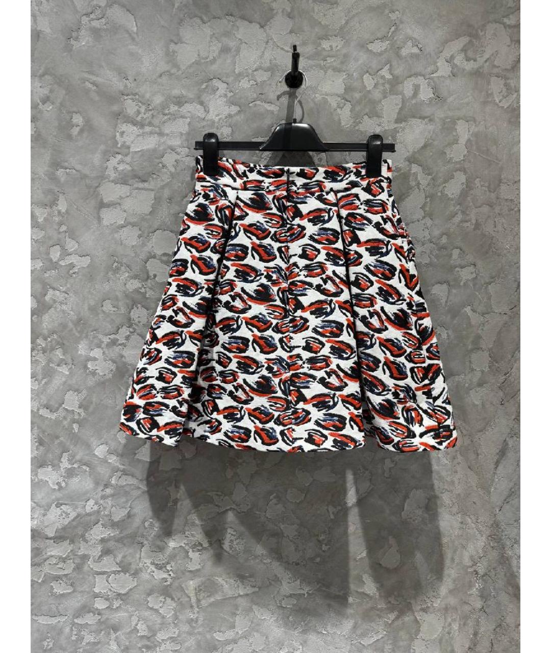 HUGO Мульти полиэстеровая юбка мини, фото 2