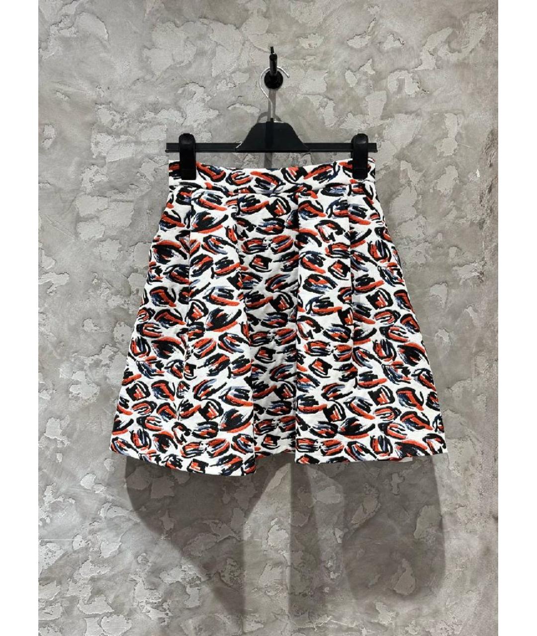 HUGO Мульти полиэстеровая юбка мини, фото 5