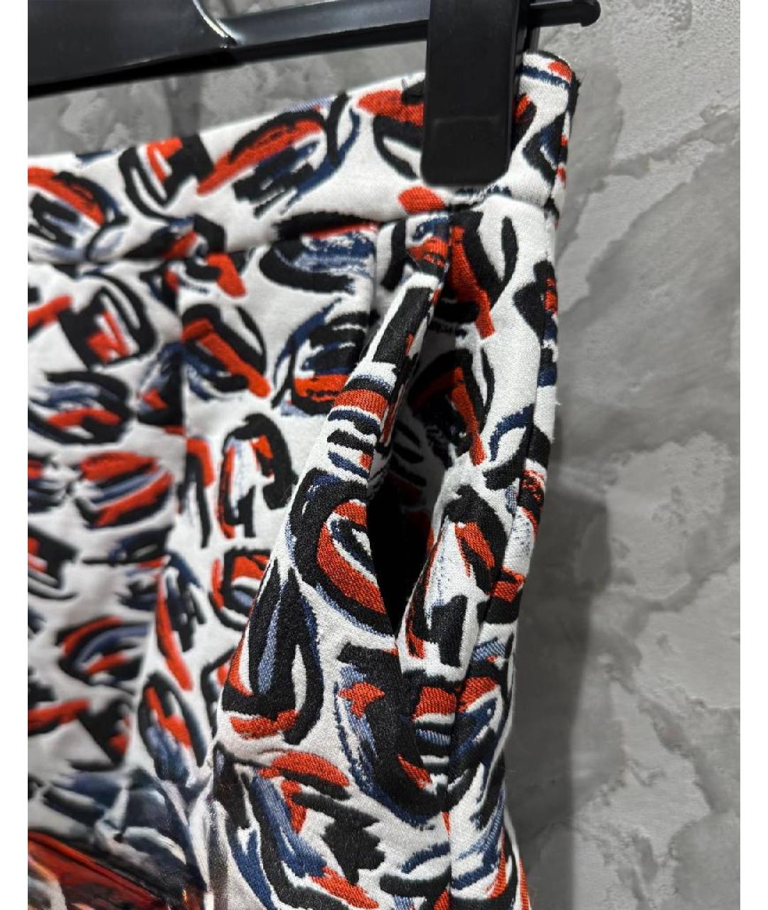 HUGO Мульти полиэстеровая юбка мини, фото 4