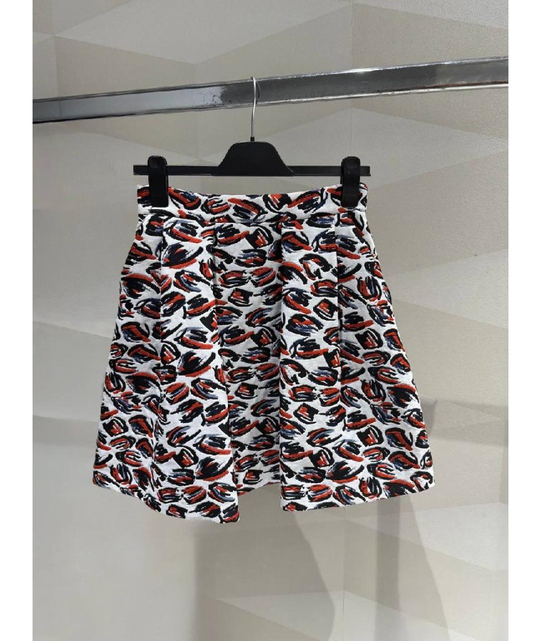 HUGO Мульти полиэстеровая юбка мини, фото 6