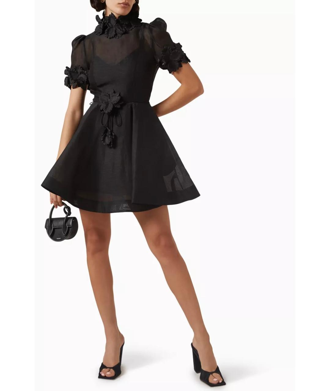 ZIMMERMANN Черное коктейльное платье, фото 5