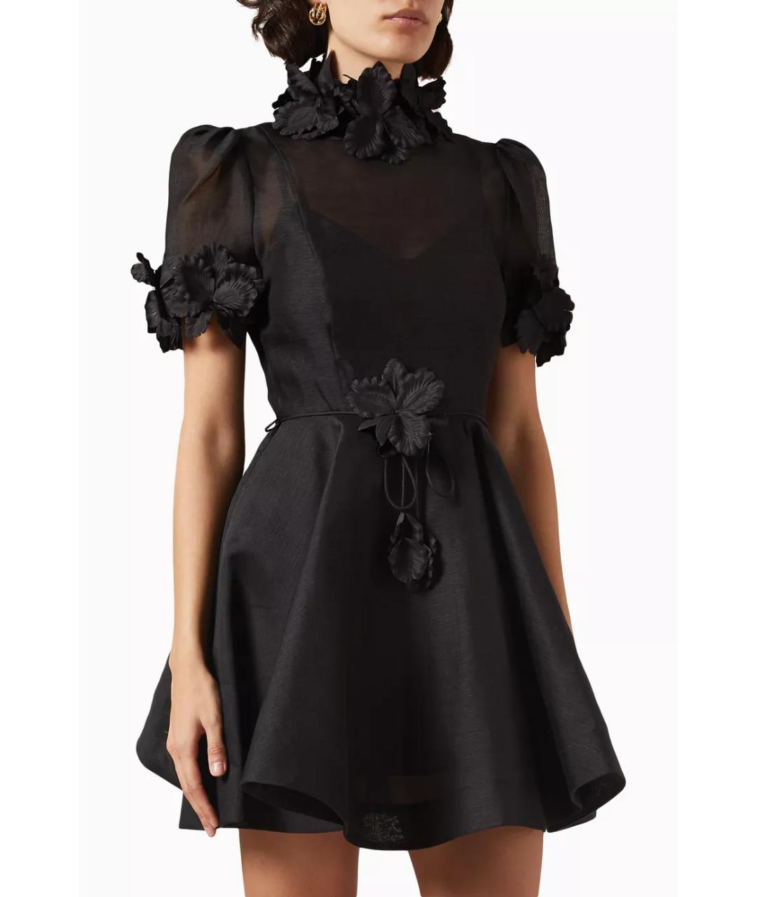 ZIMMERMANN Черное коктейльное платье, фото 6