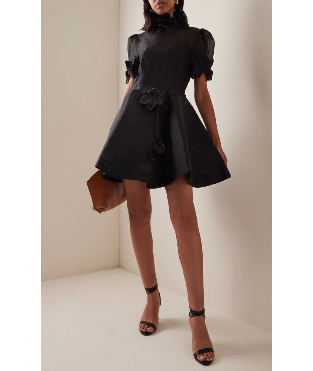 ZIMMERMANN Черное коктейльное платье, фото 2