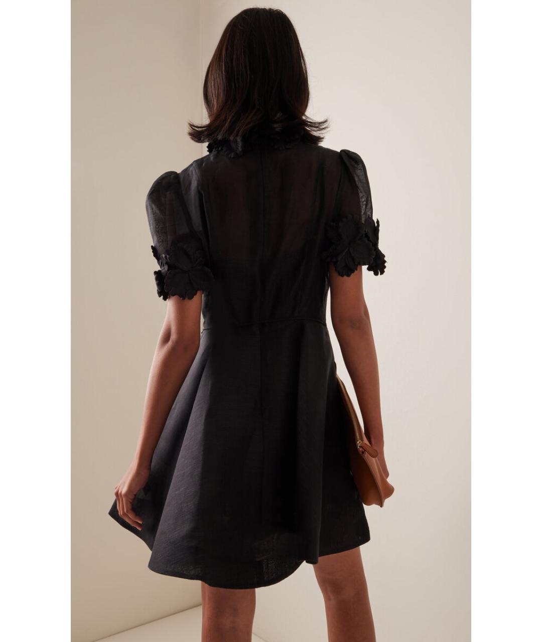 ZIMMERMANN Черное коктейльное платье, фото 4