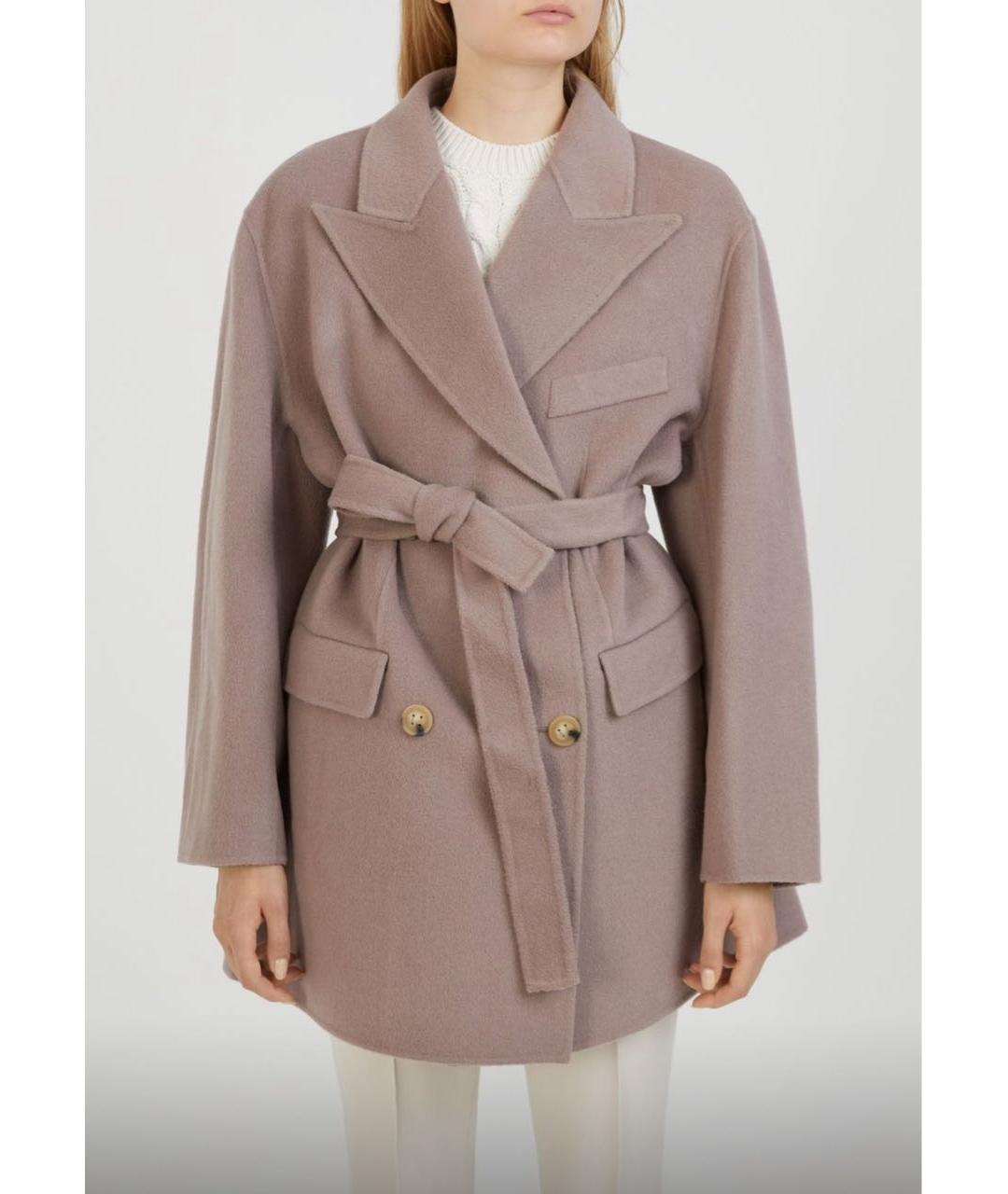 ACNE STUDIOS Горчичное шерстяное пальто, фото 6