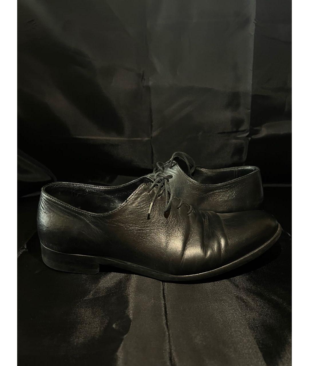 GIVENCHY Черные кожаные туфли, фото 4
