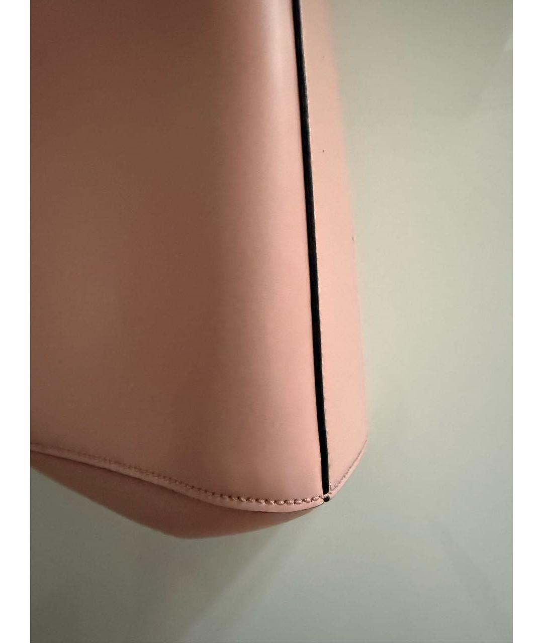 GUCCI Розовая кожаная сумка тоут, фото 4