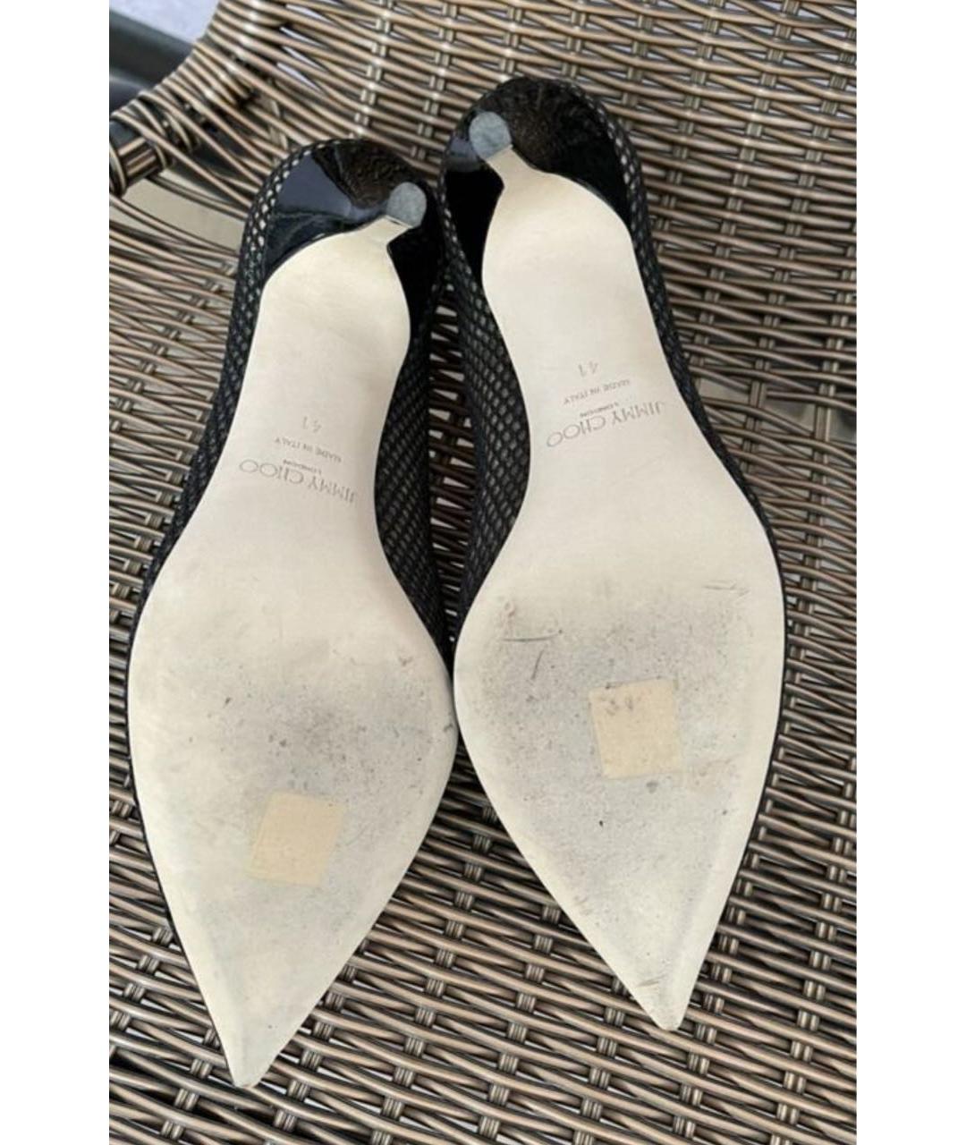 JIMMY CHOO Черные туфли из лакированной кожи, фото 4